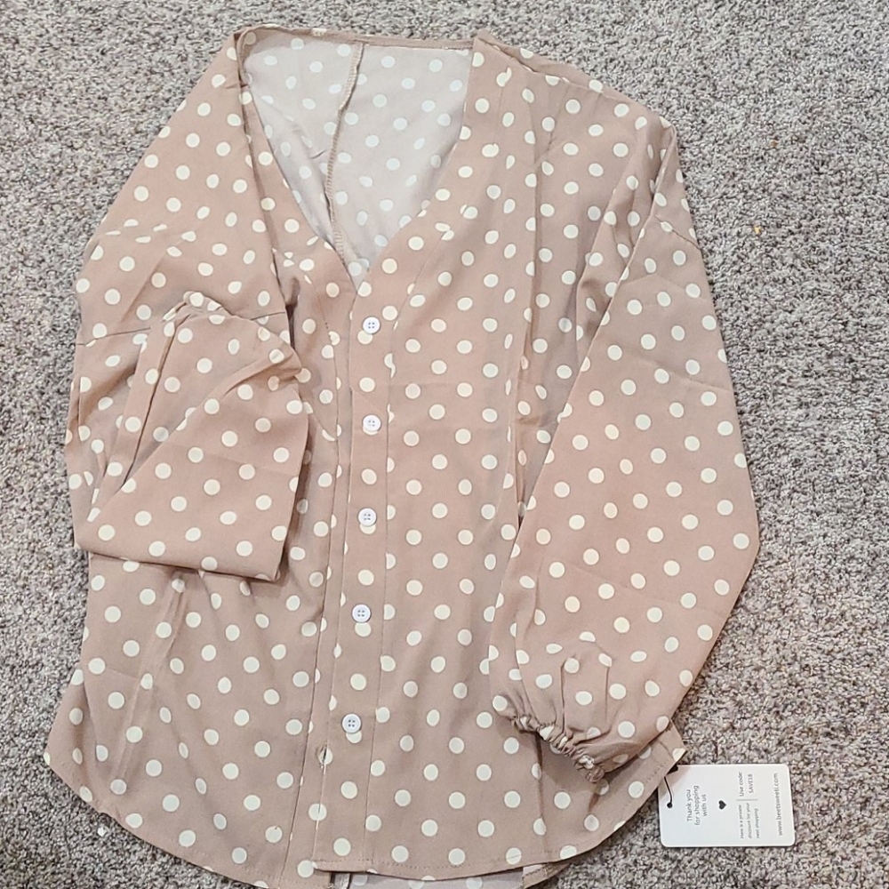 Polka dot shirt